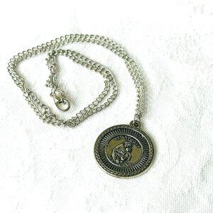 NEW! Patron St Anthony Necklace Lost Items Travelers Poor Expectant Mothers